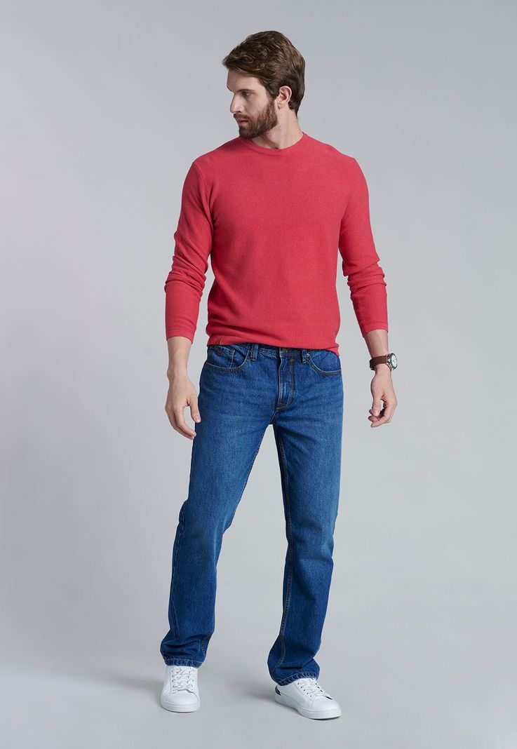 Sweater Arizona F Dk Coral-1