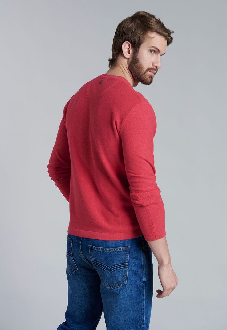 Sweater Arizona F Dk Coral-3