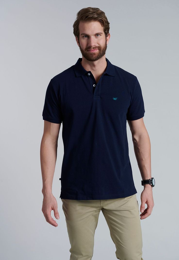 Polera Basica Pique Dk. Navy-0