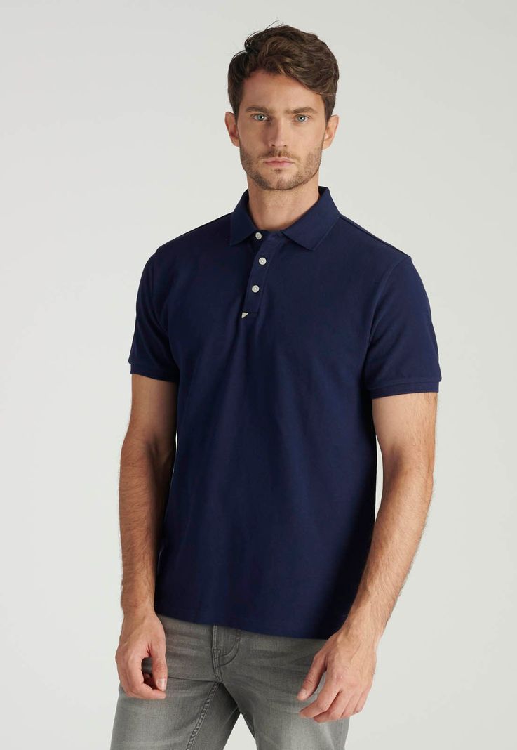 Polera Polo Roma Heritage Navy-0