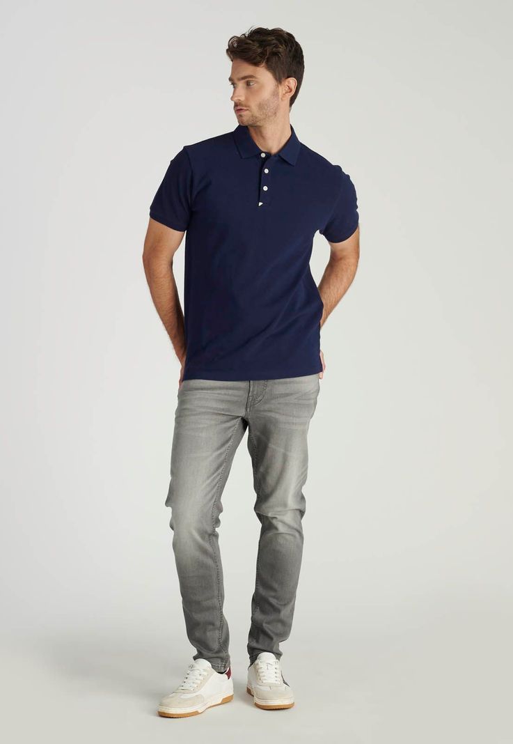 Polera Polo Roma Heritage Navy-1