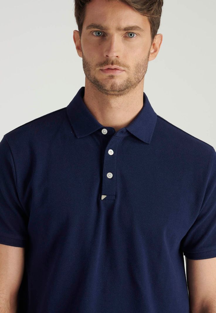 Polera Polo Roma Heritage Navy-2