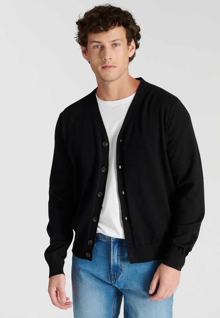 Cardigan Boiro Heritage Black Negro S