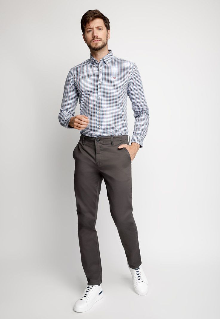 Camisa Smart Casual Dublin Burgundy-3