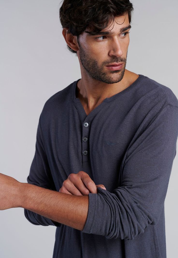 Polera Ml Henley New Jersey Metal-4
