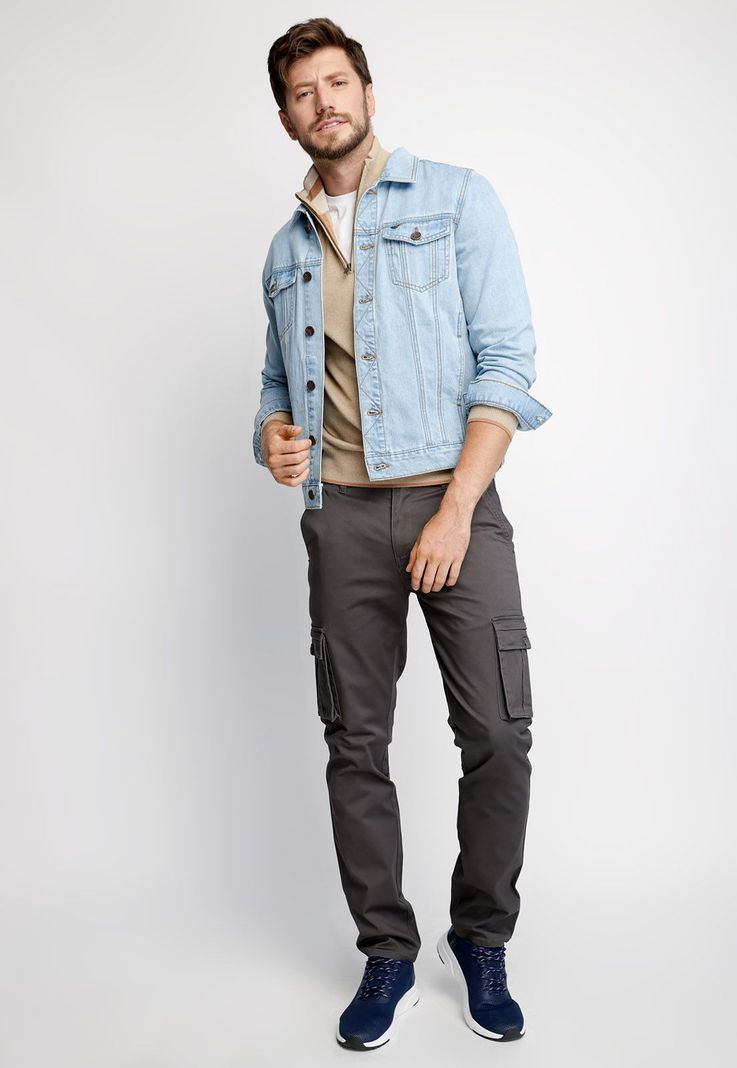 Chaqueta Básica Denim Fj Blue-3