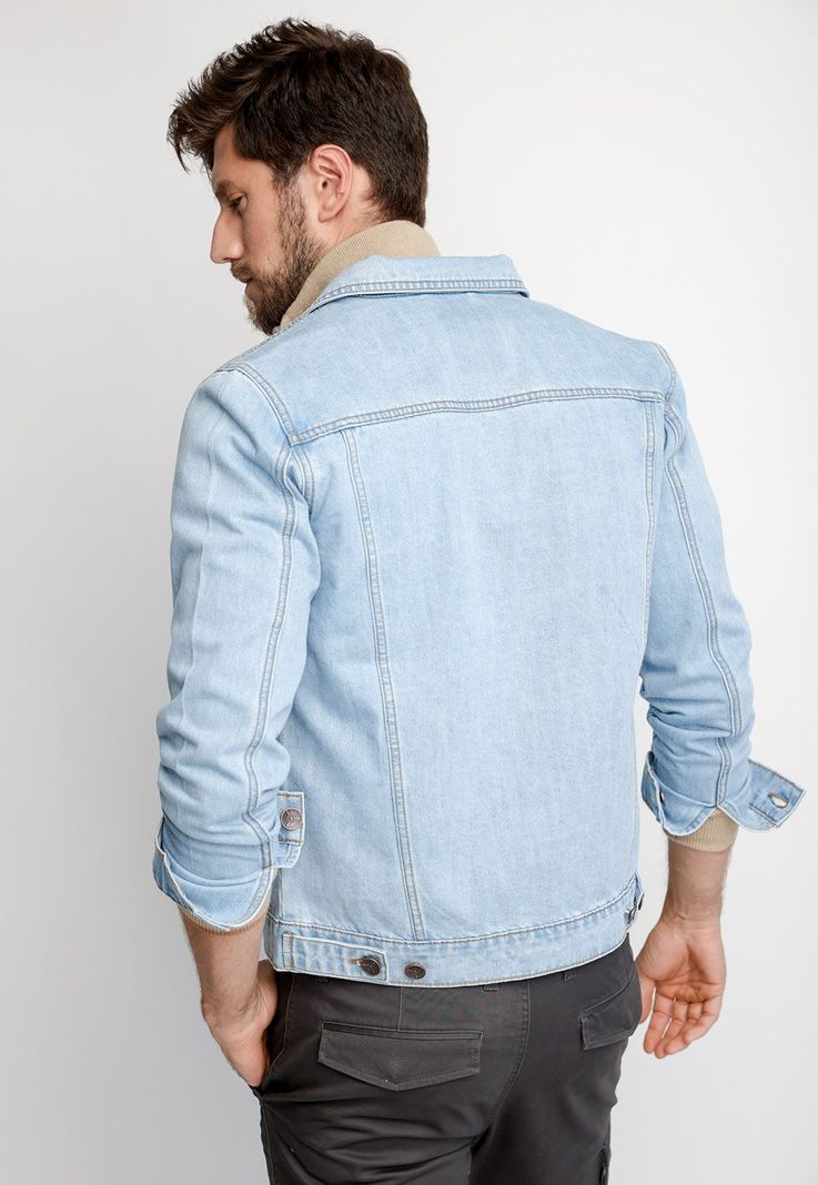 Chaqueta Básica Denim Fj Blue-1