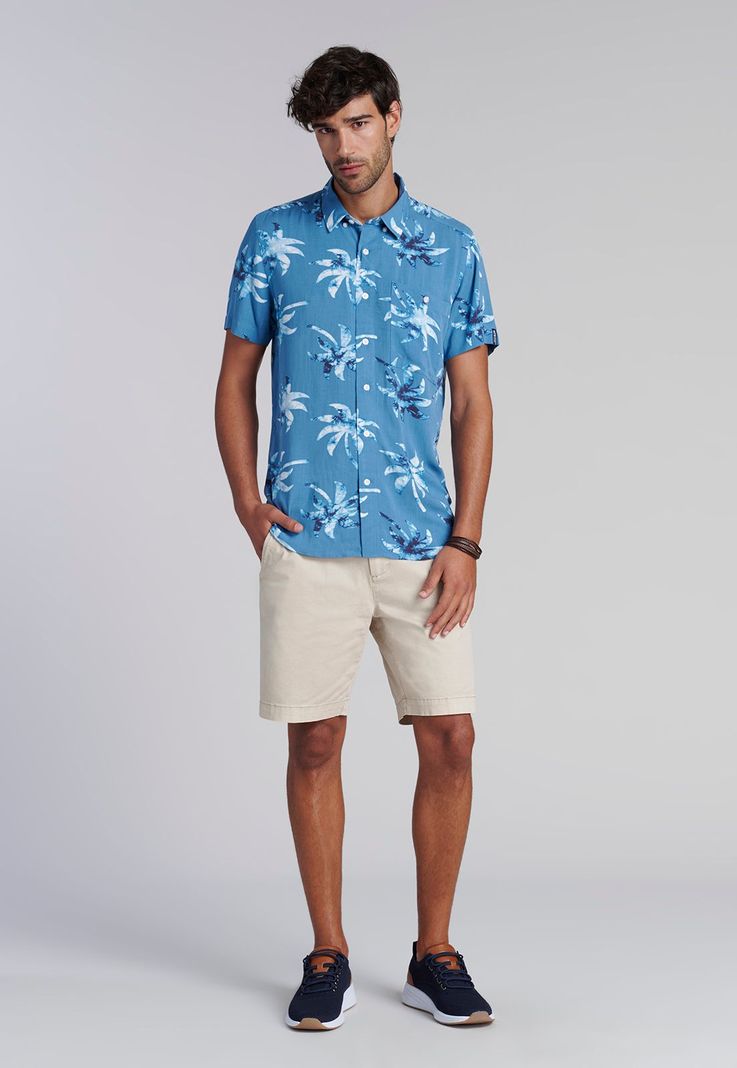 Camisa Lino Lavada F Green-1