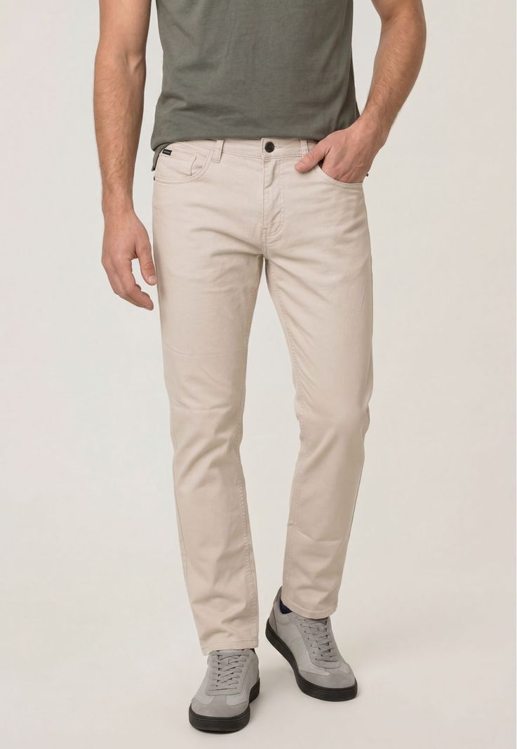 Pantalón Five Pocket Regular Oyster