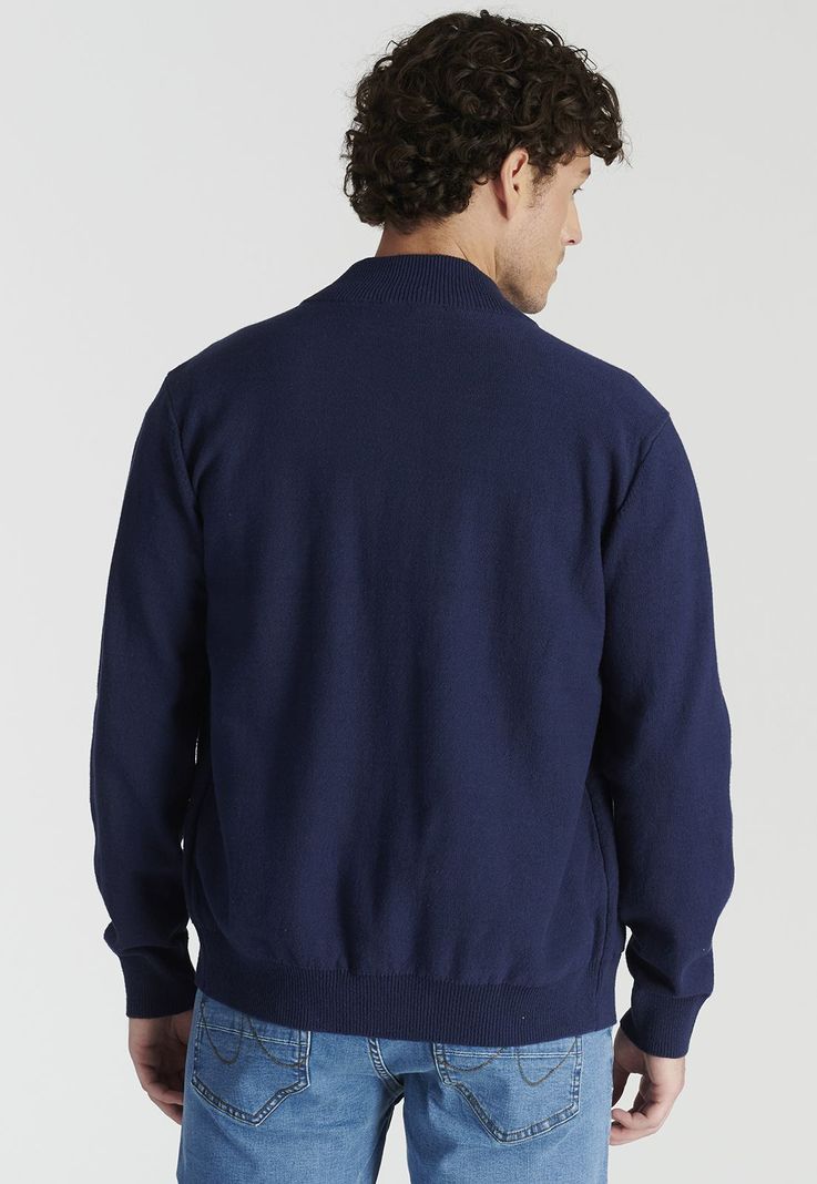 Cardigan Montcada Heritage Navy-3