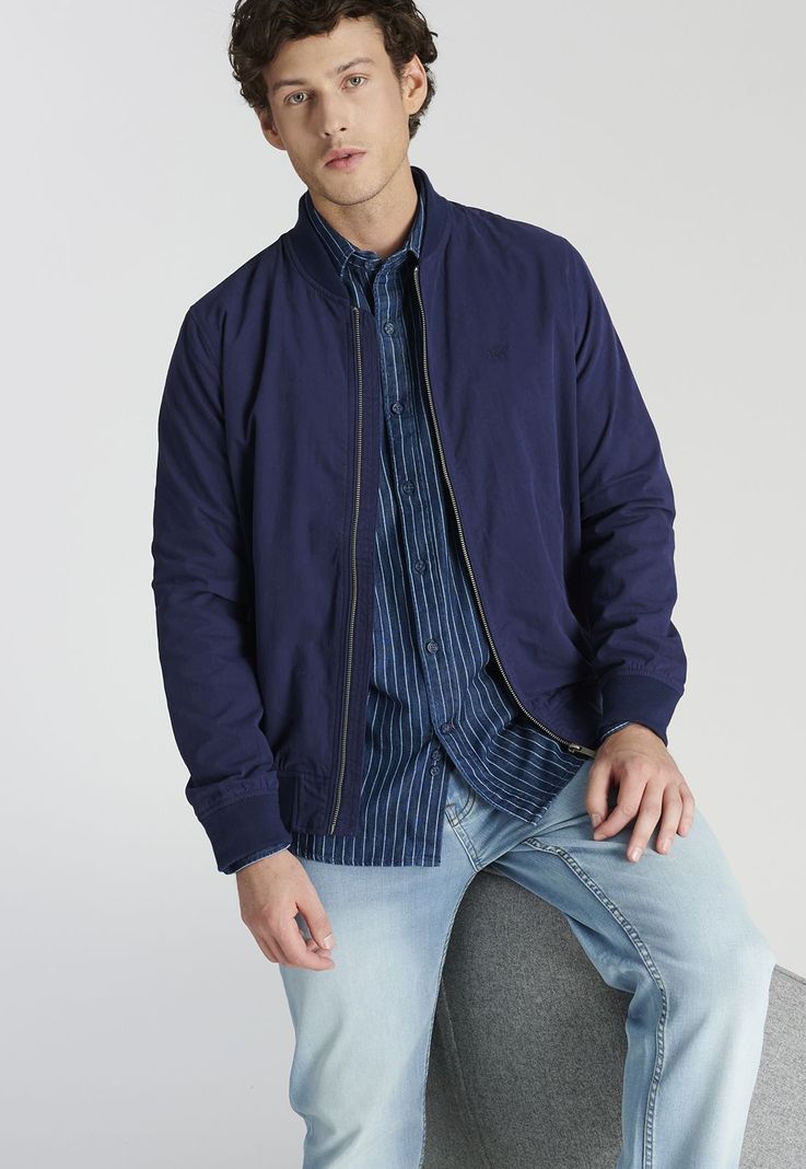 Chaqueta Bomber Belovi Heritage Navy-4