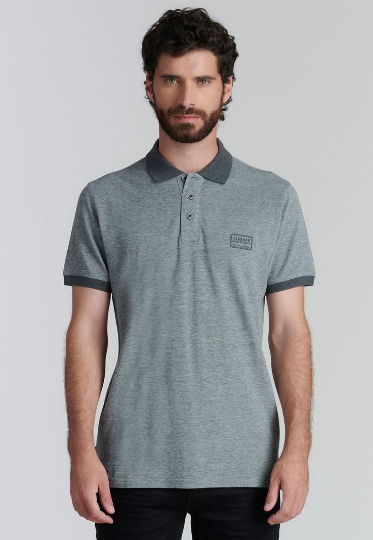 Polera Baltimore Fr Graphito Melange Gris S
