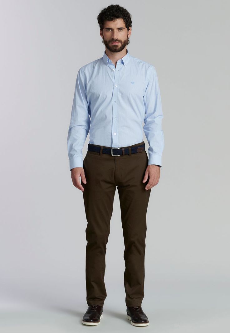 Camisa Chicago Smart Casual Sky-1