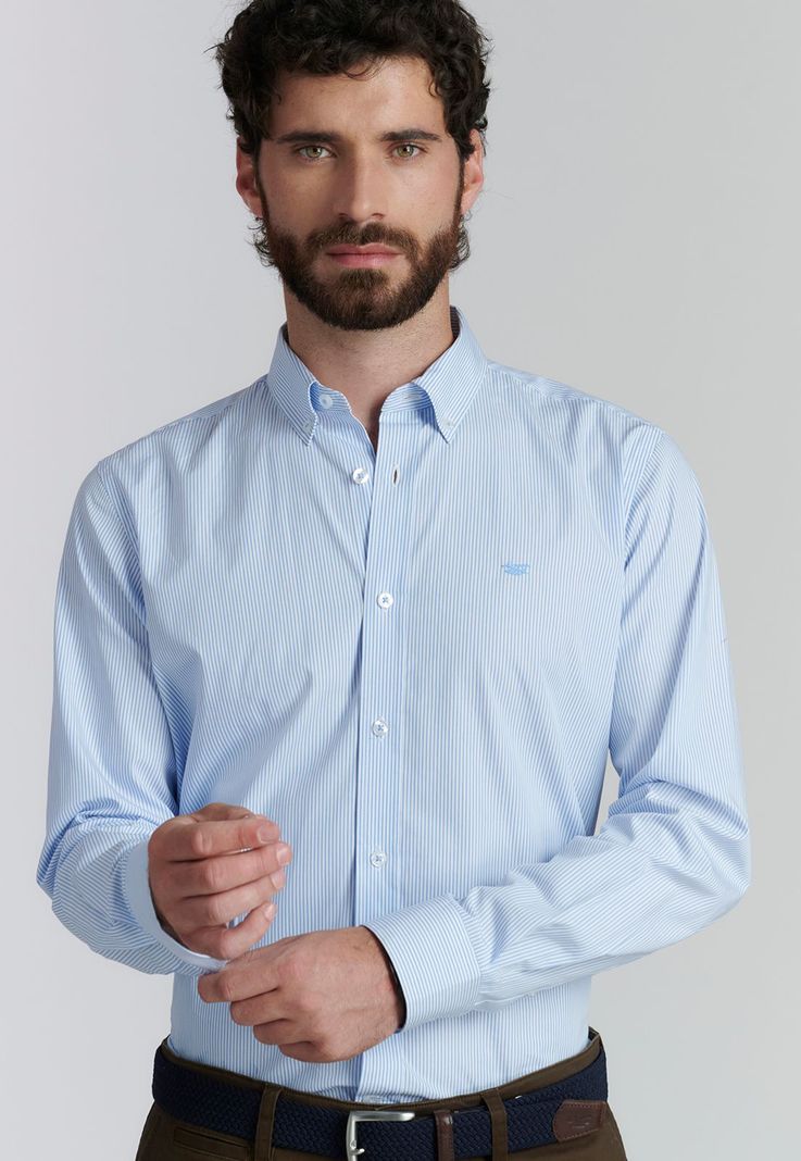 Camisa Chicago Smart Casual Sky-4