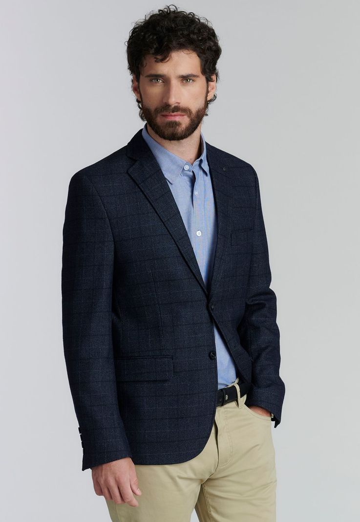 Blazer Tacoma Smart Casual Black-0