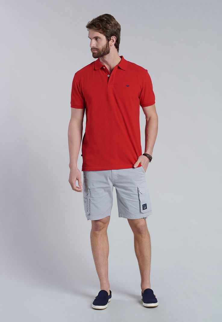 Polera Basica Pique Red-1