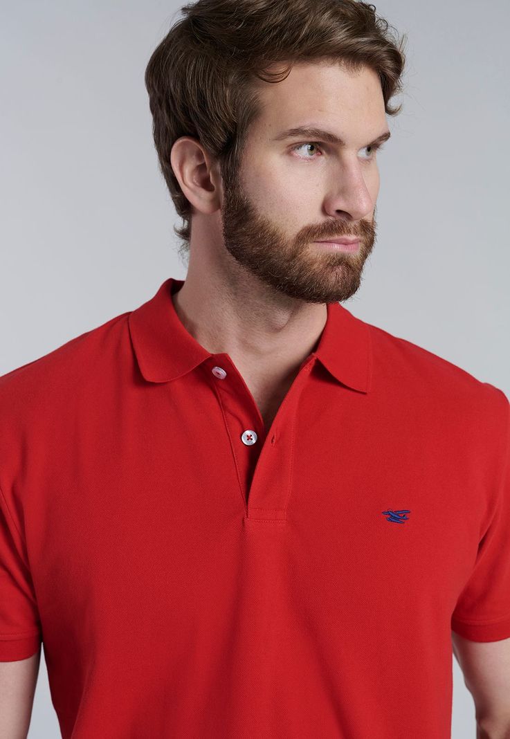 Polera Basica Pique Red-2
