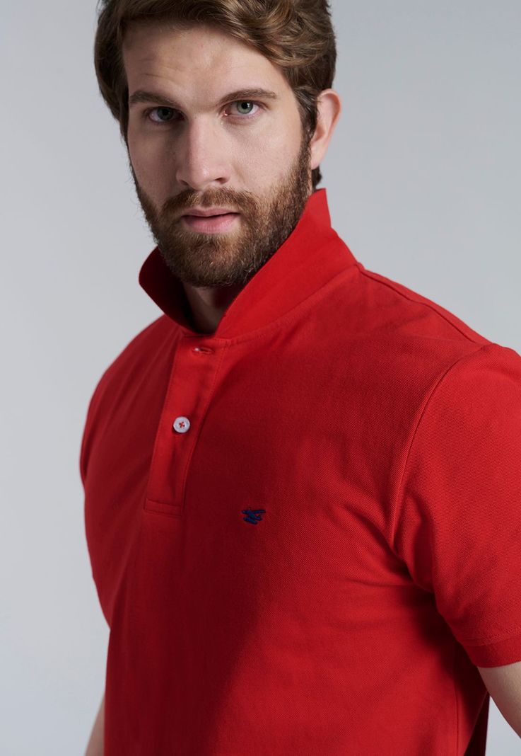 Polera Basica Pique Red-4