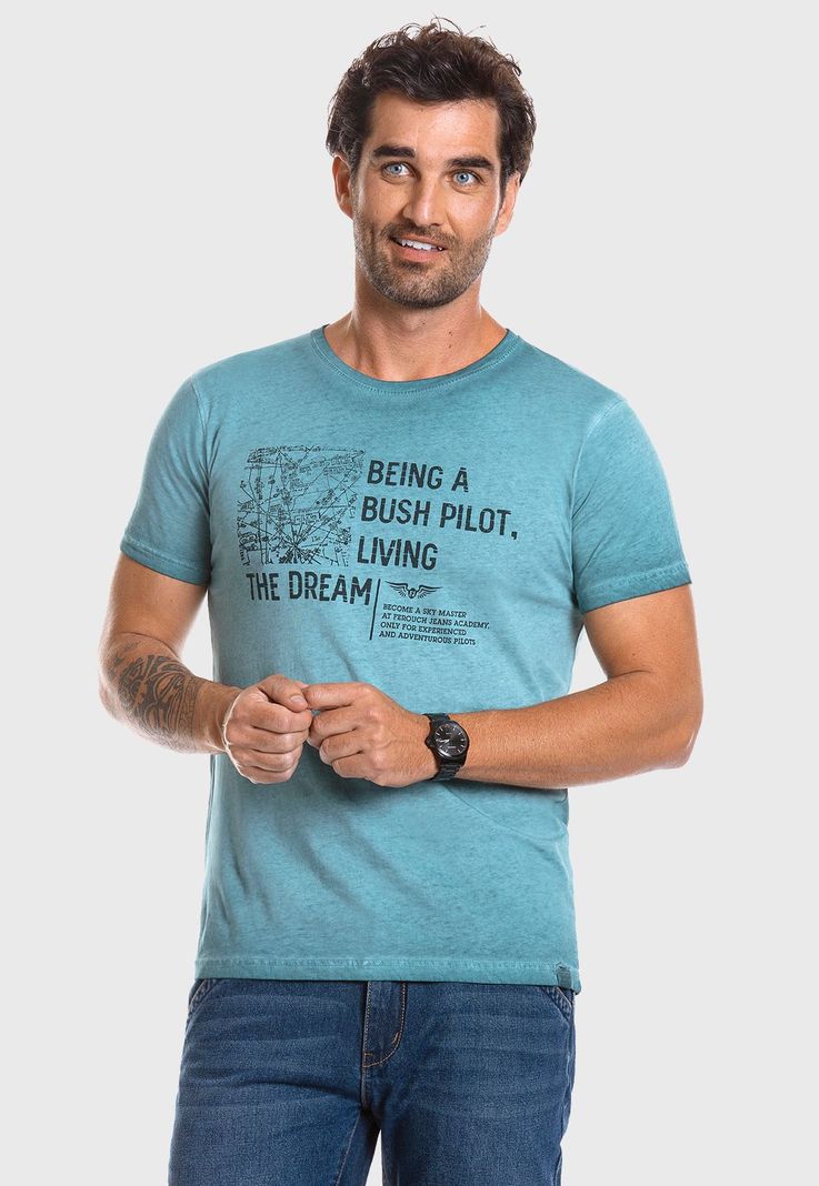 Polera California River Verde S