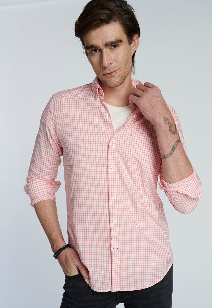 Camisa Versailles Salmon-4