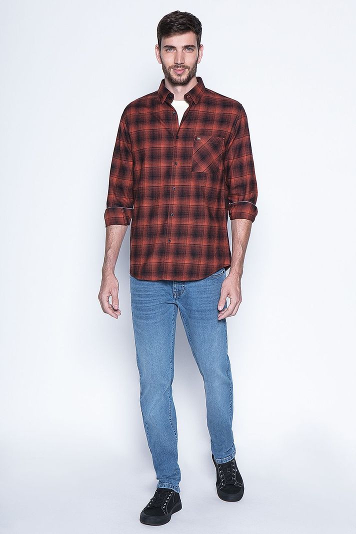 Camisa Check Orlando Fj Copper-3