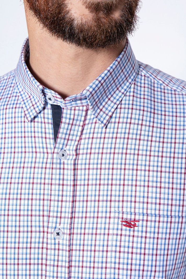 Camisa Checkered Madison Sm Red-4