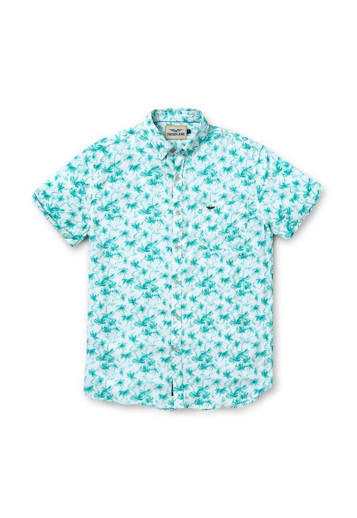 Camisa Manga Corta Estampada Olympia Fj Mint