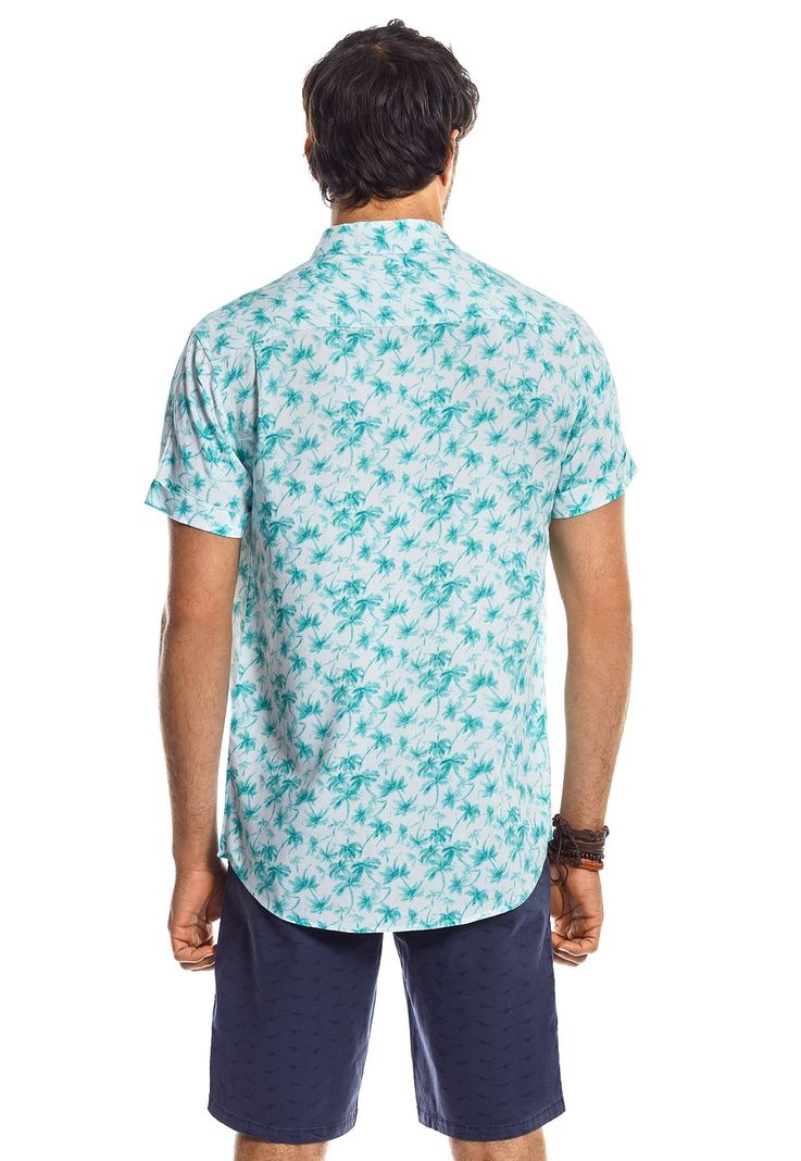 Camisa Manga Corta Estampada Olympia Fj Mint-2