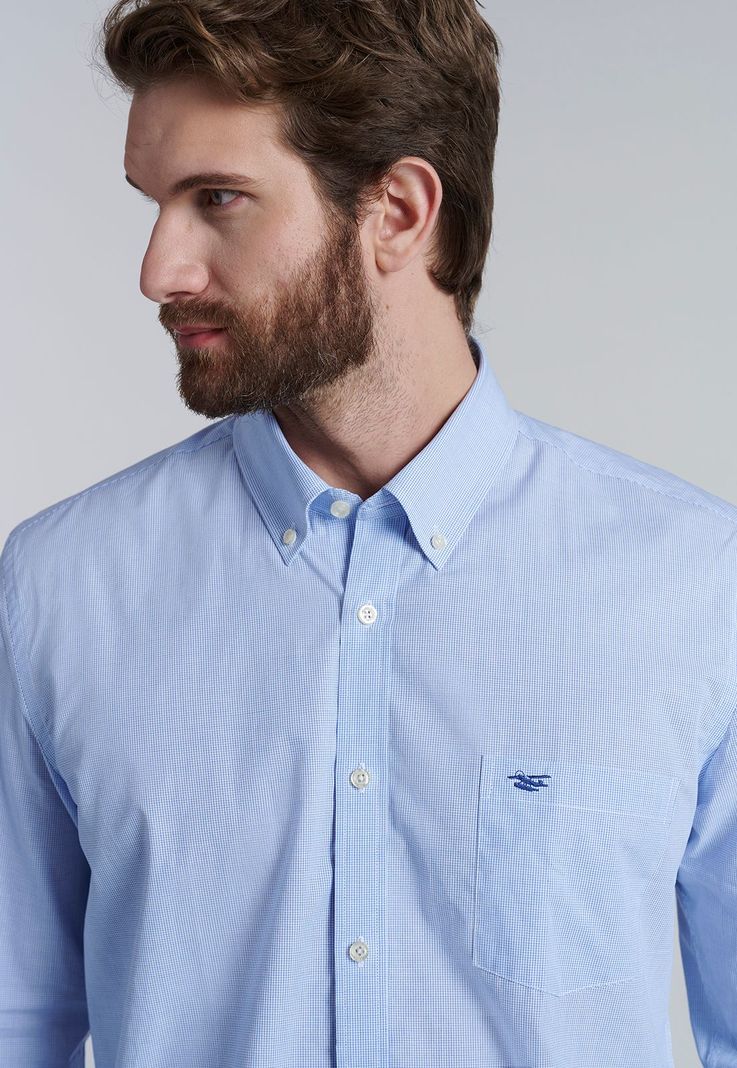 Camisa Mini Check Houston Sc Blue-2