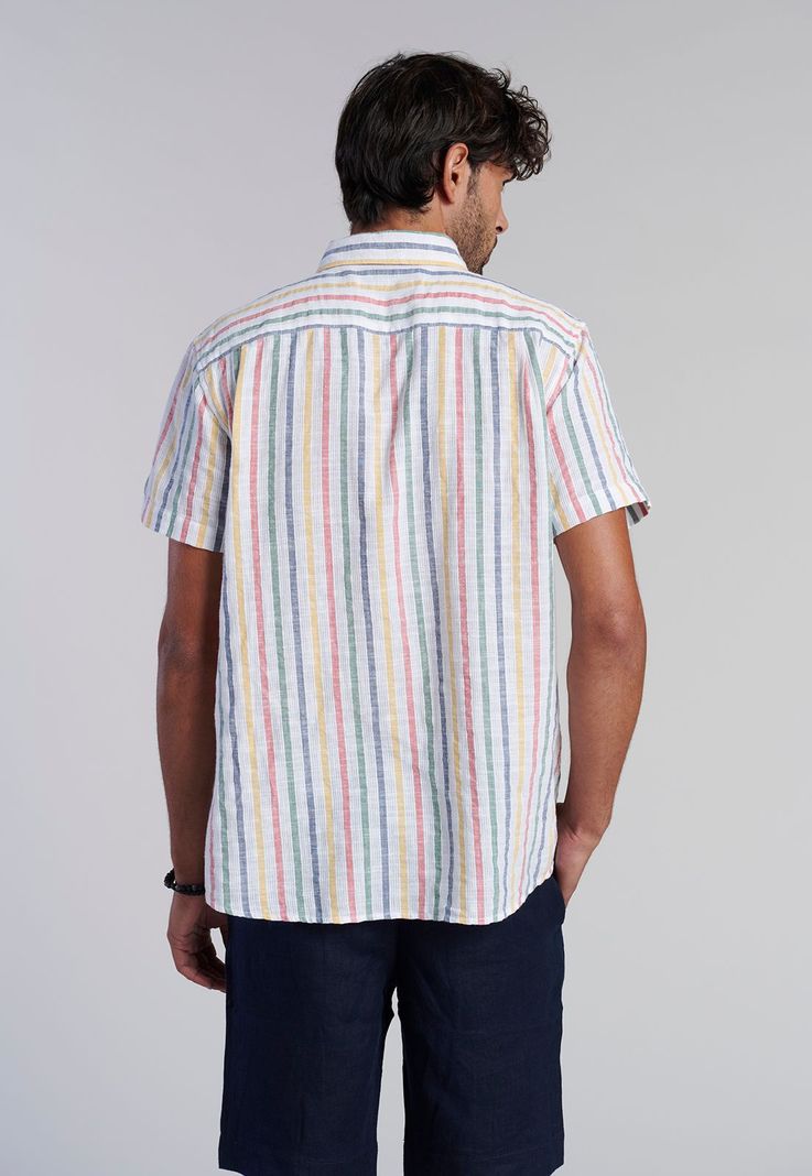 Camisa Listada Color Fj Indigo-3