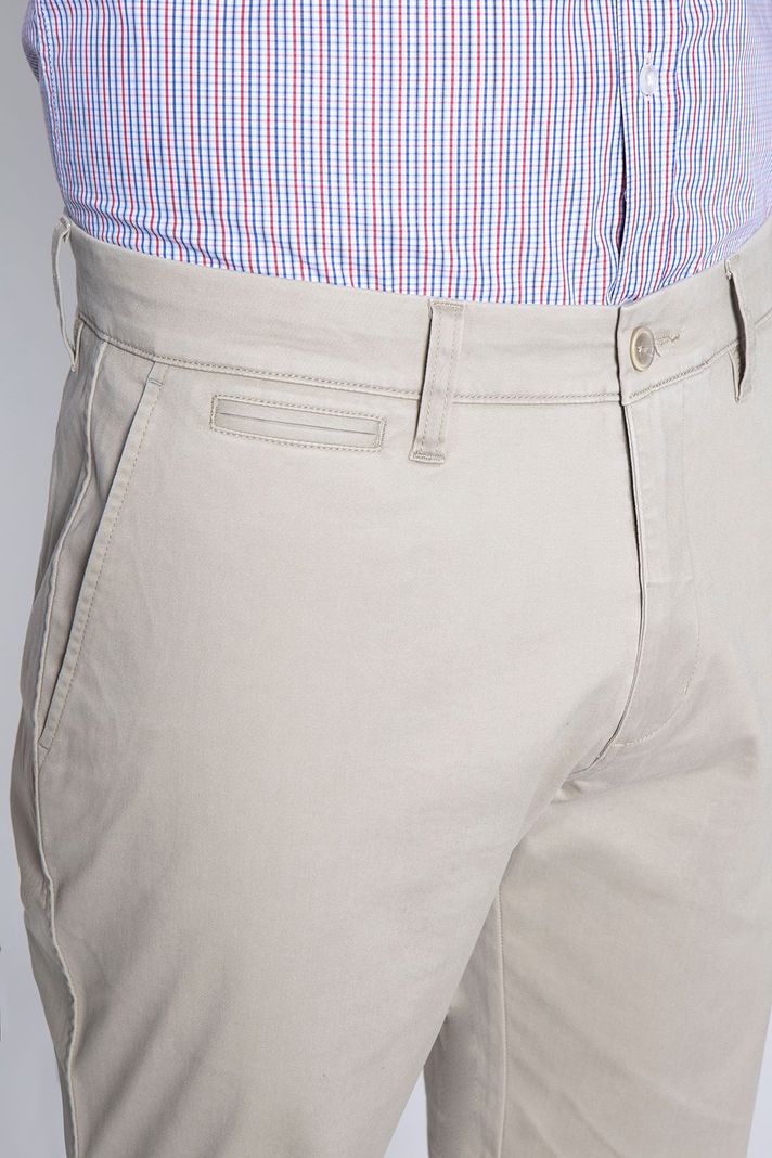 Pantalón Twill Without Pleats L/33 Almond-2