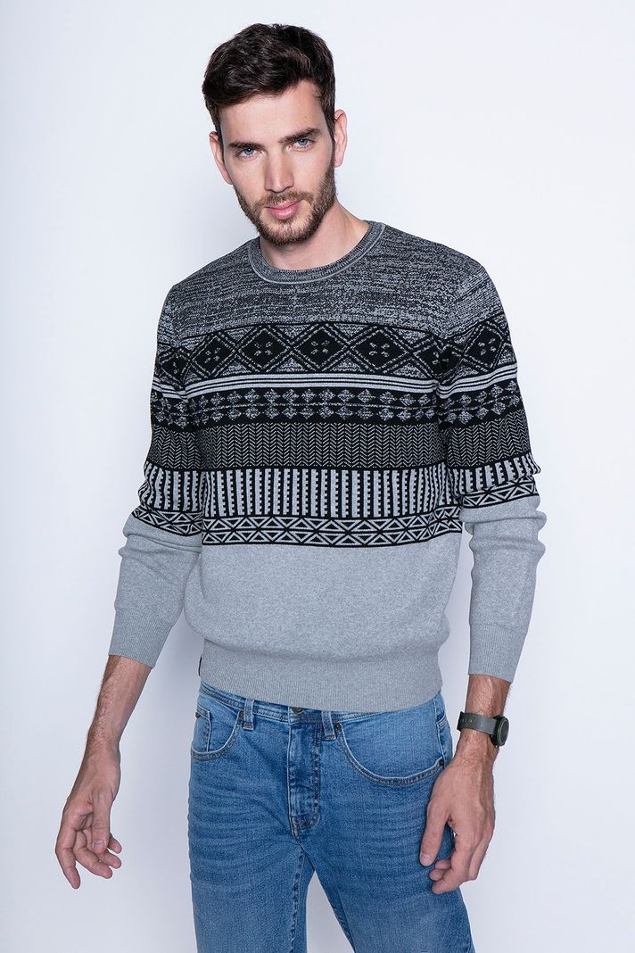 Sweater Baltimore F Graphite Gris S