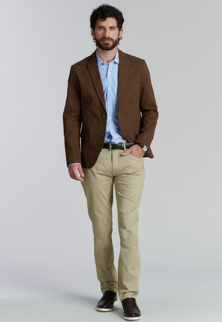 Blazer Stanford F Smart Casual Nuts-1