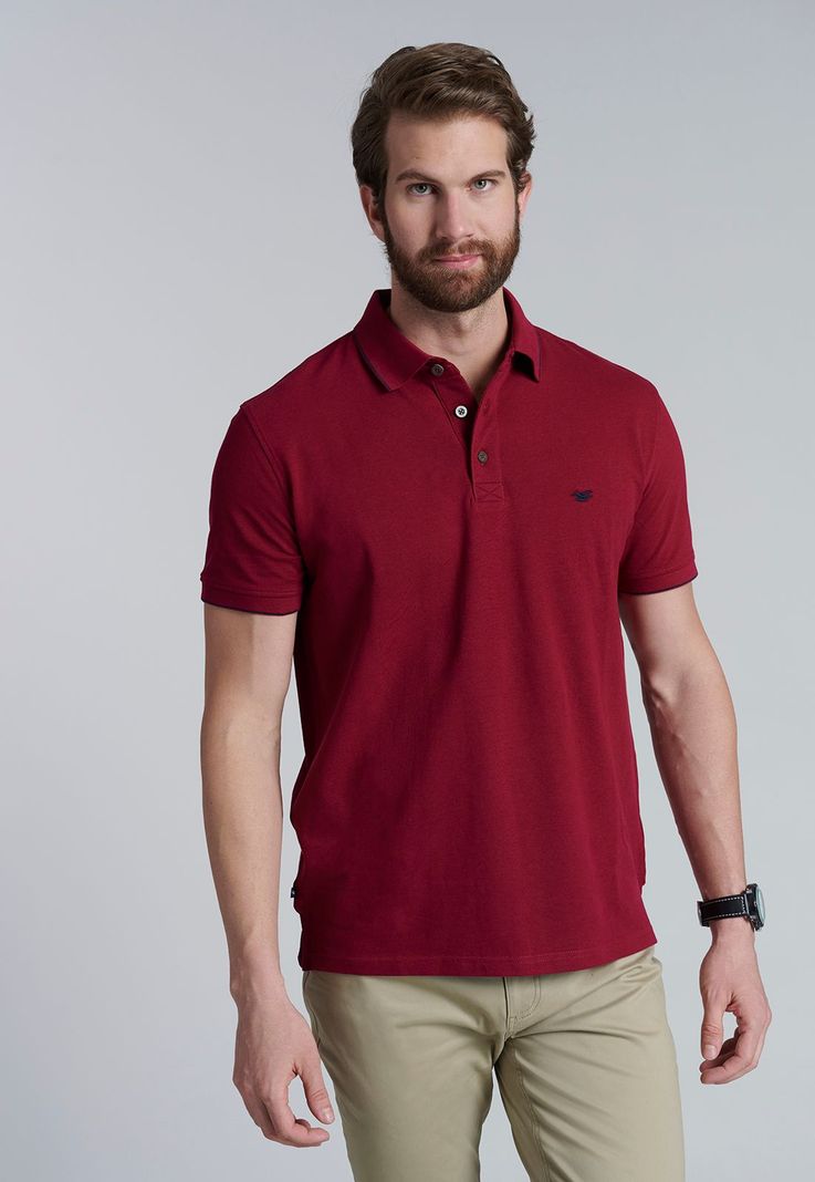 Polera Polo Washington Burgundy-0