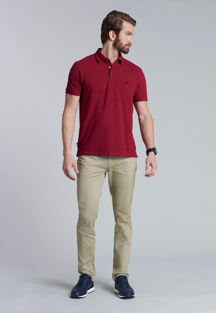 Polera Polo Washington Burgundy-1