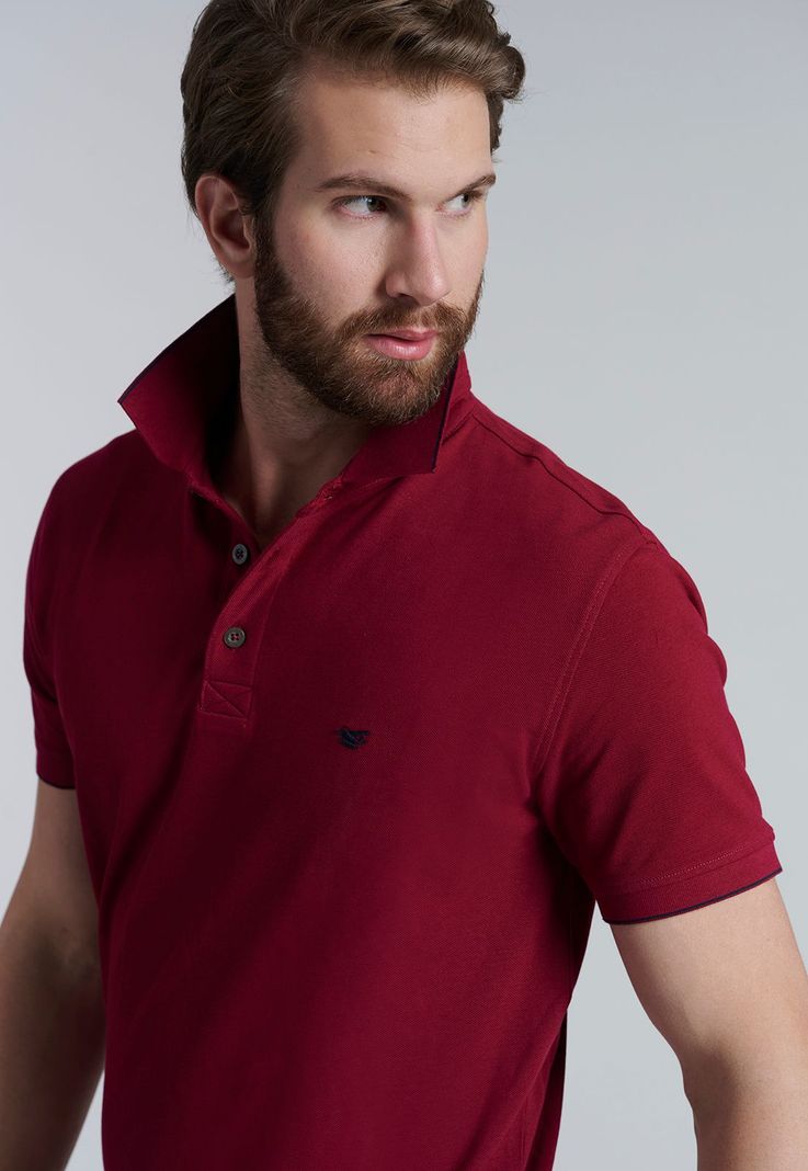 Polera Polo Washington Burgundy-4