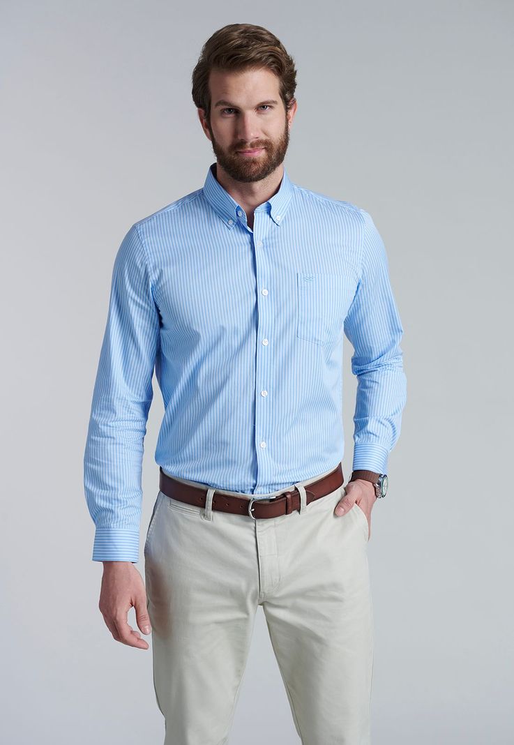 Camisa Striped Austin Sc Sky-0