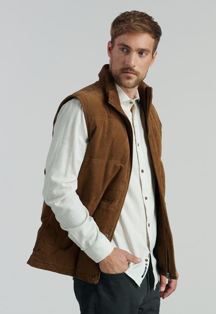 Vest Dallas Fjs Camel-0