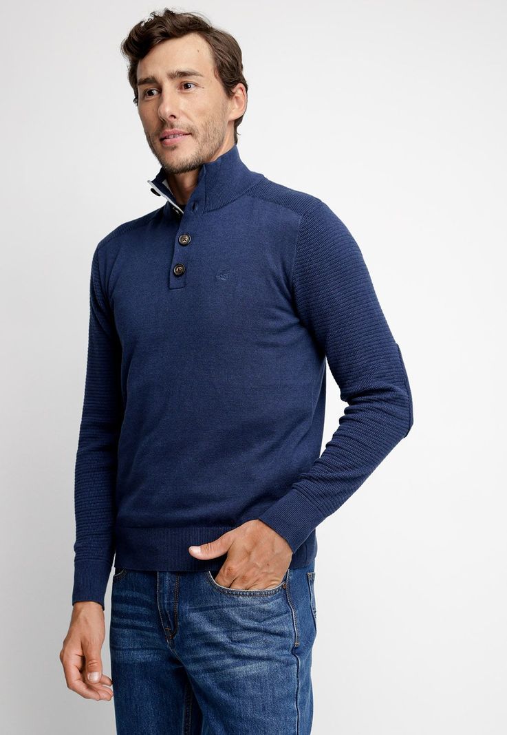 Sweater Kentucky Navy Melange Azul S