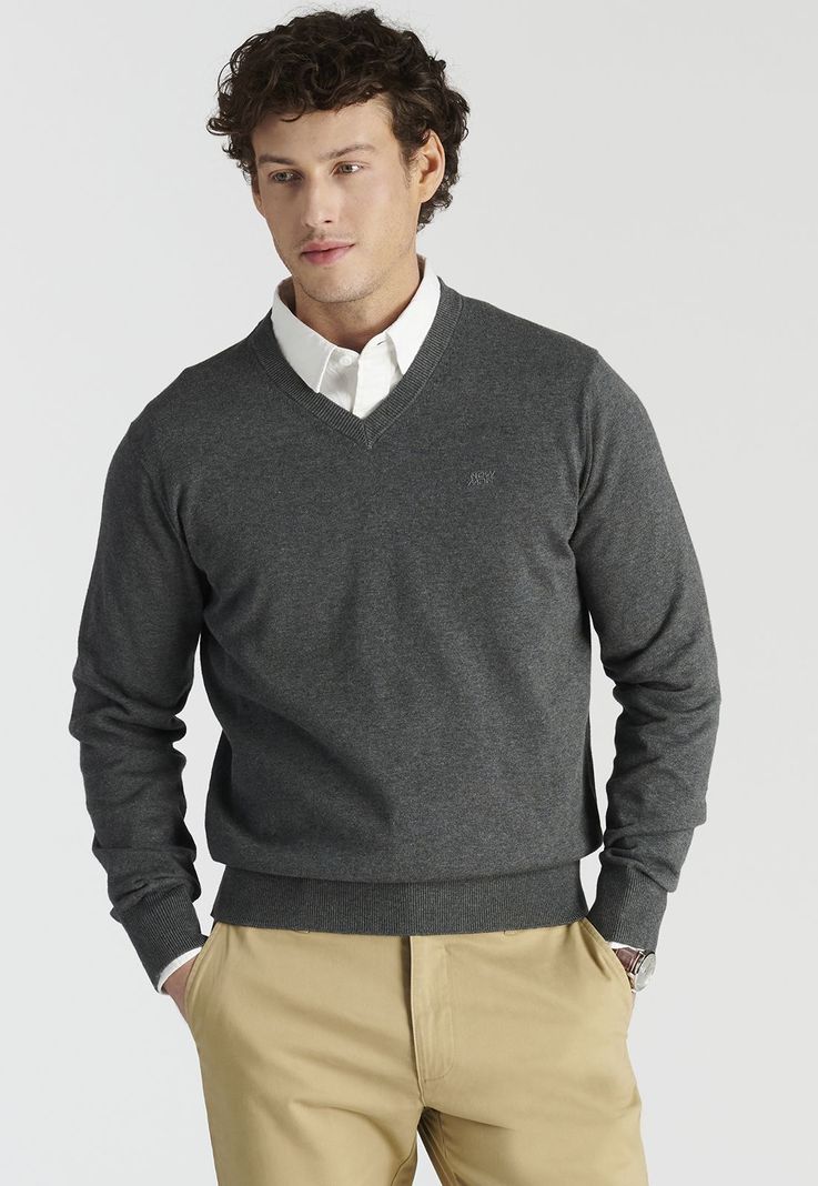 Sweater Merida Heritage Dk Grey Melange Gris S