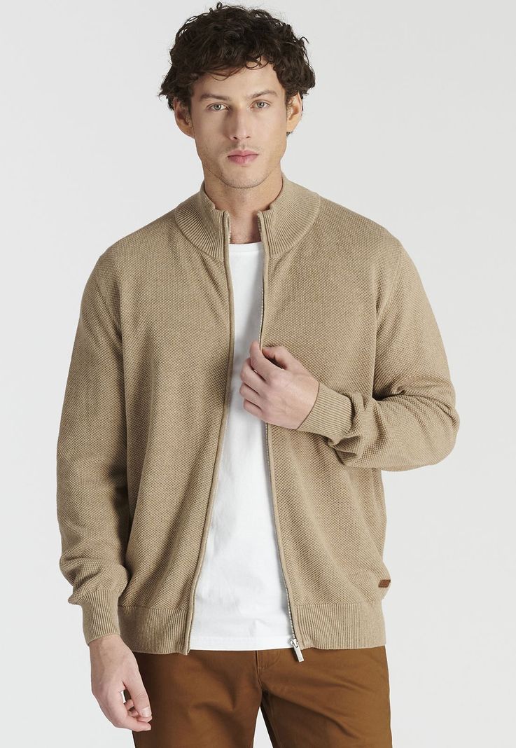 Sweater Almeria Heritage Camel Melange Beige S
