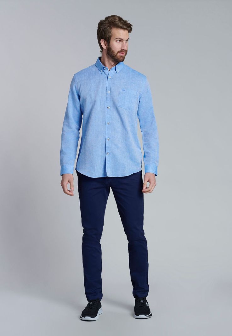 Camisa Blue Sport Lino-1