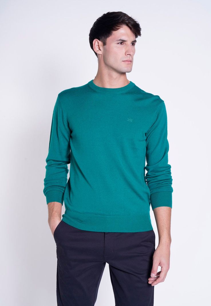 SWEATER ULLA DK. GREEN-0