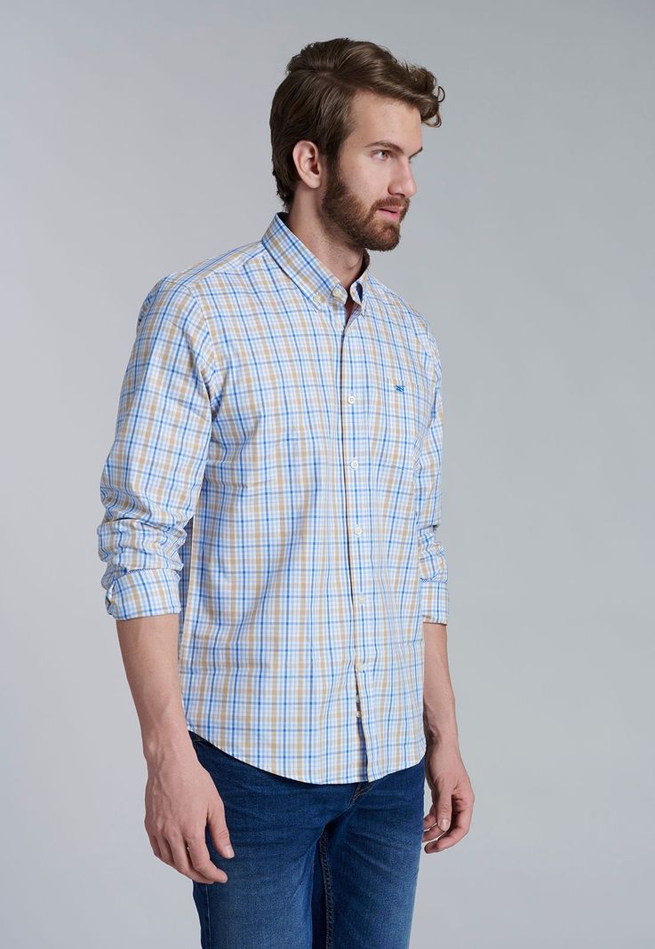 Camisa Check Bristol Sc Sand-0