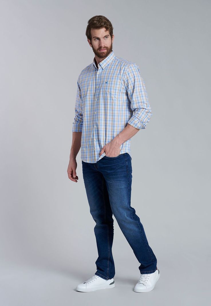 Camisa Check Bristol Sc Sand-1