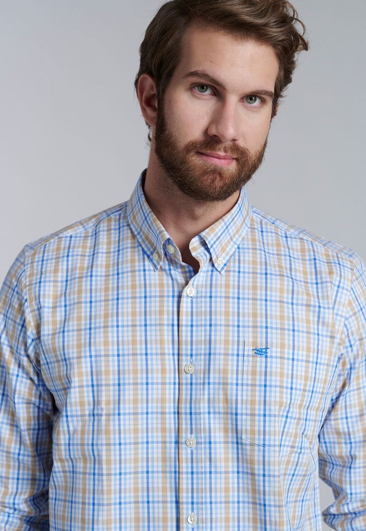 Camisa Check Bristol Sc Sand-2
