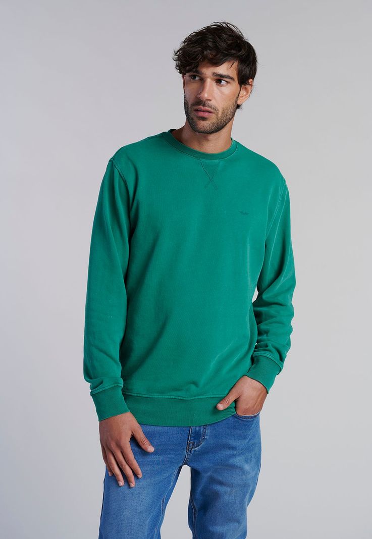 Poleron Crew Neck Anaheim Green Verde S