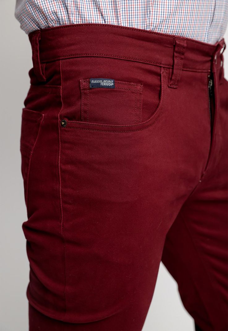Pantalón St. Louis F Dk Red-2