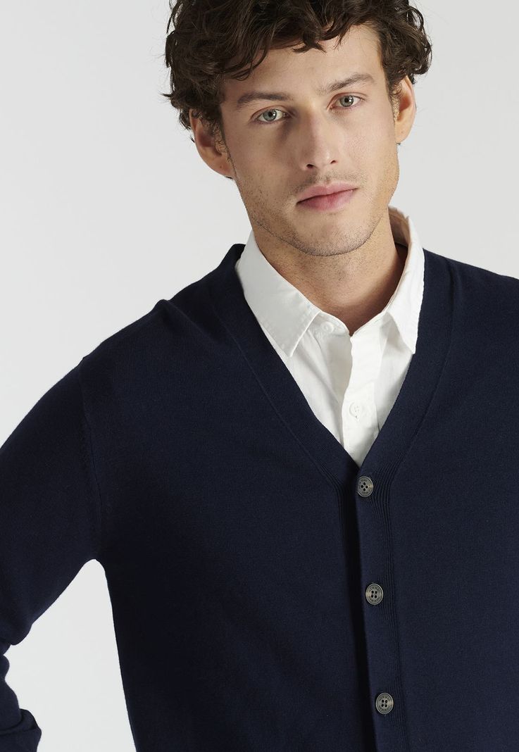 Cardigan Boiro Heritage Navy-2