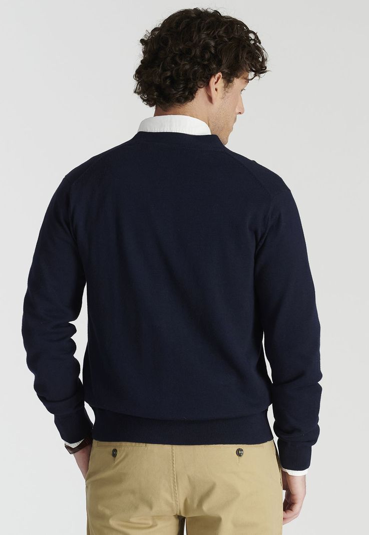 Cardigan Boiro Heritage Navy-3